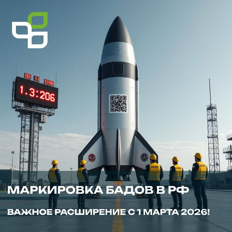Расширение обязательной маркировки БАДов в России с 1 марта 2026 года