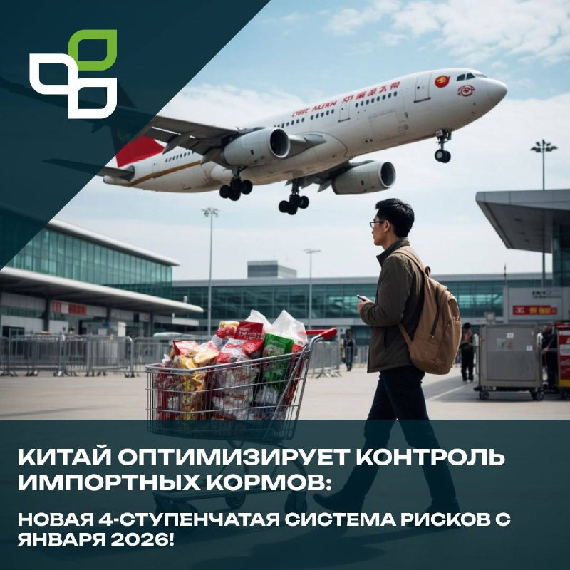 Китай вводит новую систему контроля импортных кормов